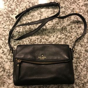 Kate Spade Black Leather Crossbody